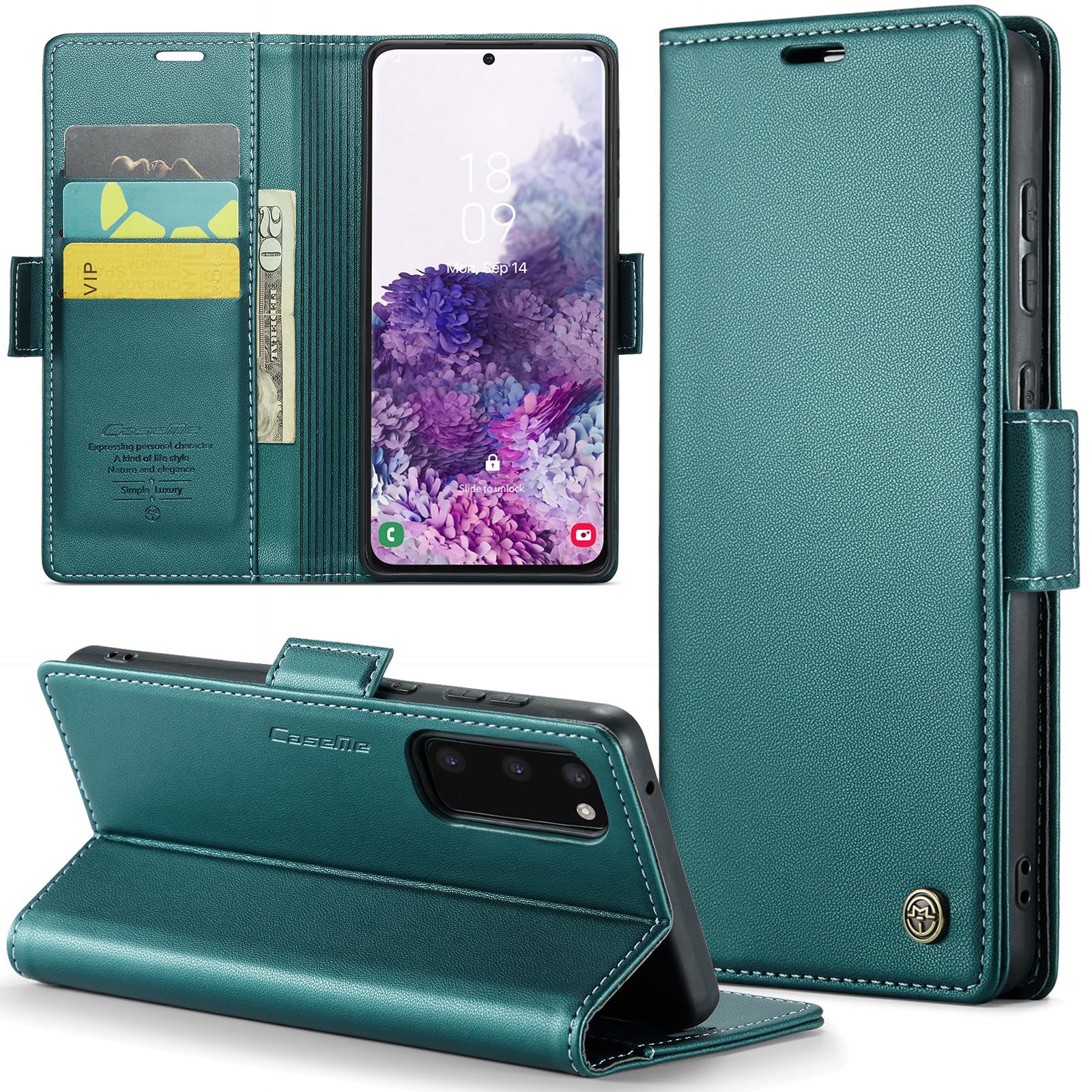 Samsung Galaxy S20 FE ケース 手 S ー ブルー 1089 : Defencase Compatible with Samsung Galaxy S20 FE 5G