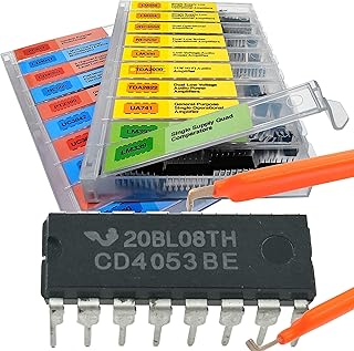 EEEEE IC kit 161 pcs, 20 Models Chip Assortment Set Analog Integrated Circuits Electronics Parts Opamp Pack, 555 Timer Com...