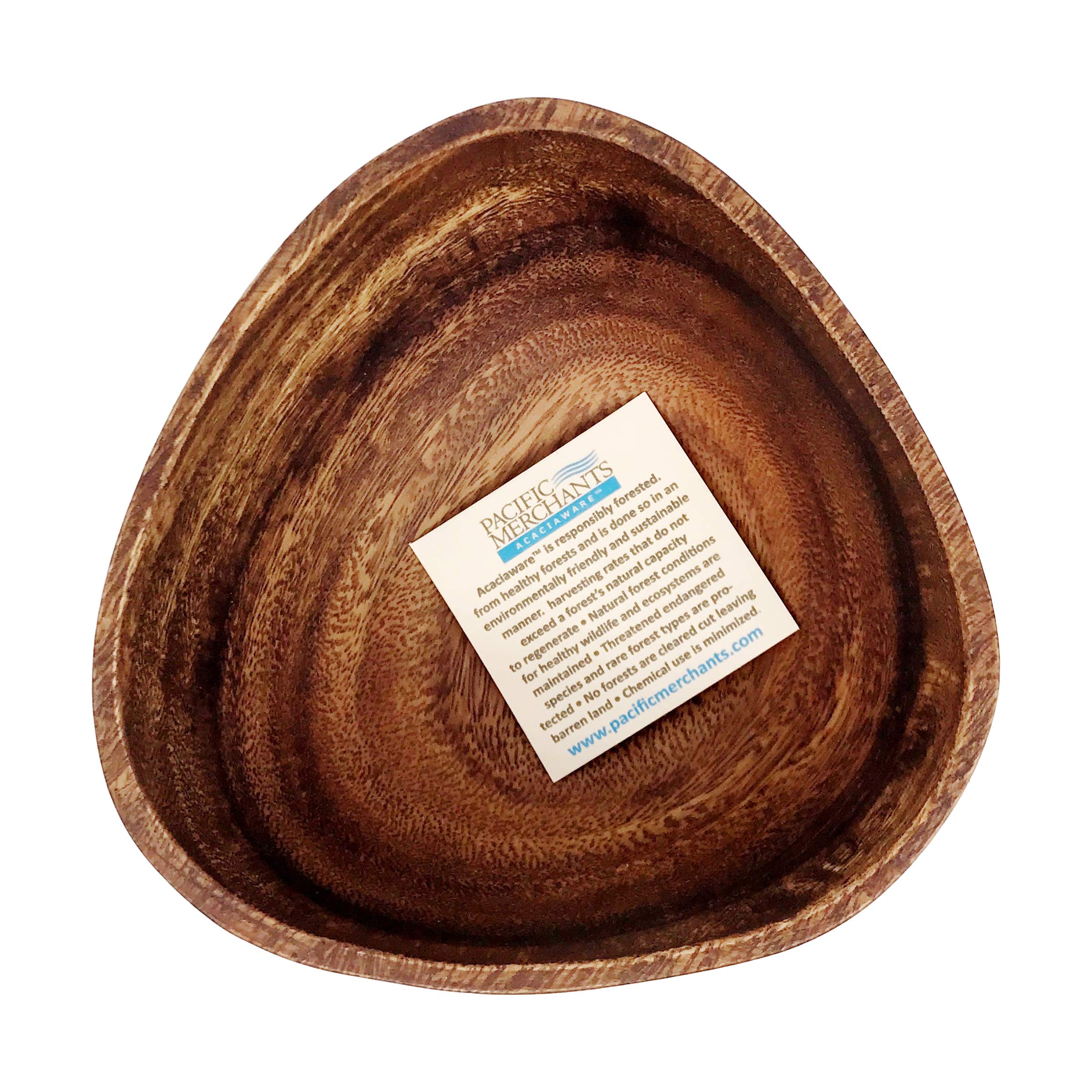 Pacific Merchants Acacia Ware Bermuda Bowl 6x6x3 by Pacific Merchants Trading