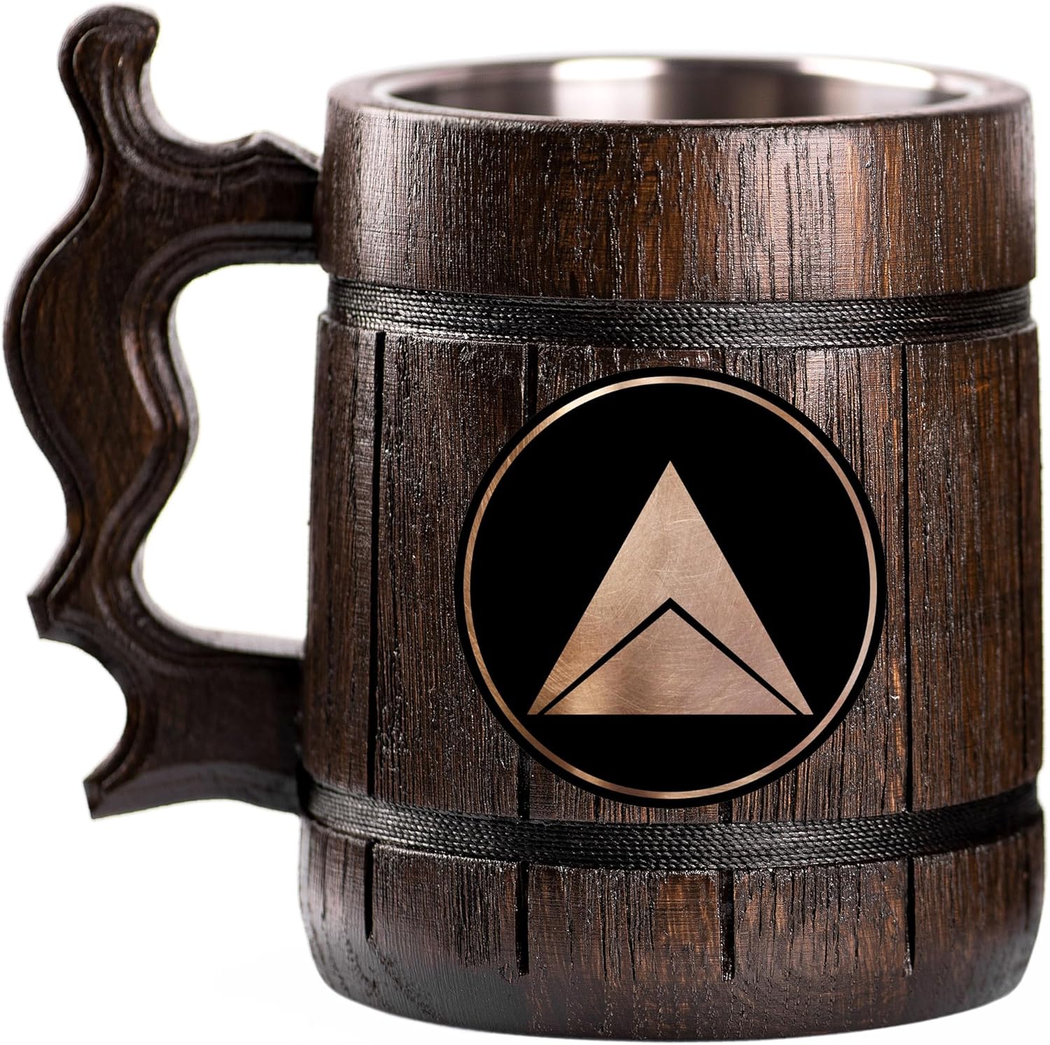 Subnautica Alterra Corporation Beer Mug, Wooden Stein, Personalized Tankard