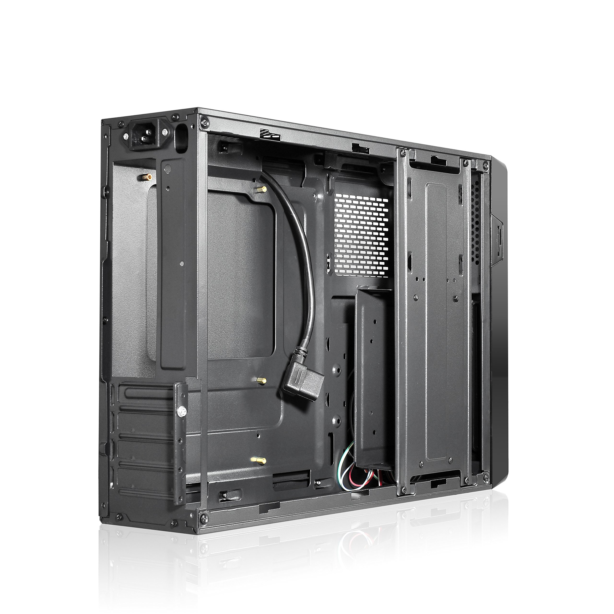 L-LINK Custodia per PC ATX Slim con USB 3.0 Frontale | Alimentazione 500W | Torre PC con design elegante e durevole | Custodia per computer compatta modello: MAGNA