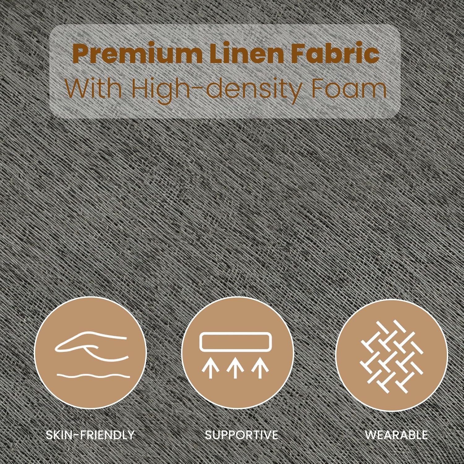 Elevated Dog Sofa with Backrest and Armrests, Cozy Dog Couch Bed with Soft Cushion for Medium Dogs, Modern Lounging Bed Pet Couch Chair, 60Lbs Weight Capacity, Dark Gray