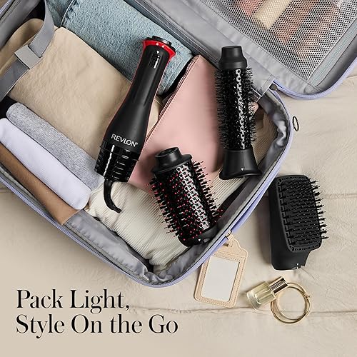 Miniatura 6 de REVLON Multiestilizador 3 en 1 seco, riza, suaviza, da forma y volumen en un solo paso, cepillo secador, moldeador térmico y cepillo alisador de