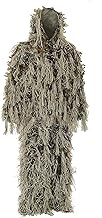 AUSCAMOTEK Ghillie Anzug f&uuml;r die Jagd auf Trockengras Braun Ideal f&uuml;r die Jagd im Winter und Herbst
