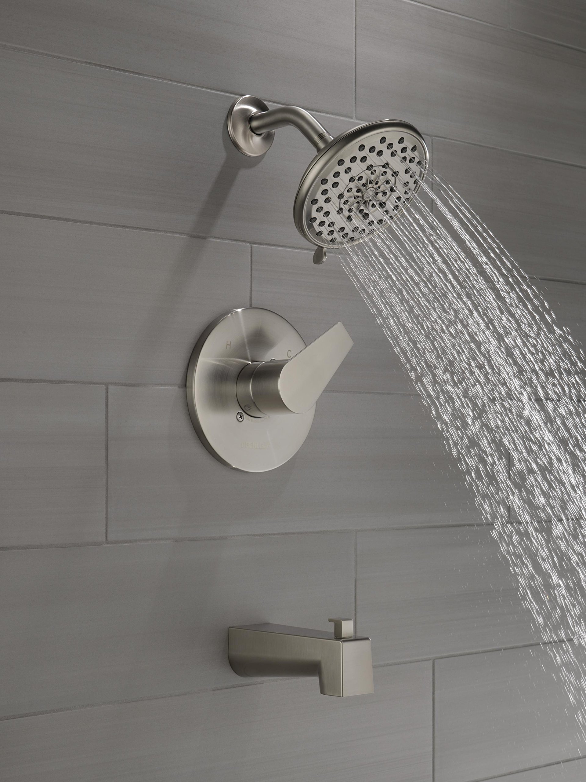 Peerless PTT14419-BN Xander Tub Shower Trim Only (Valve Sold Separately), Brushed Nickel - Image 2