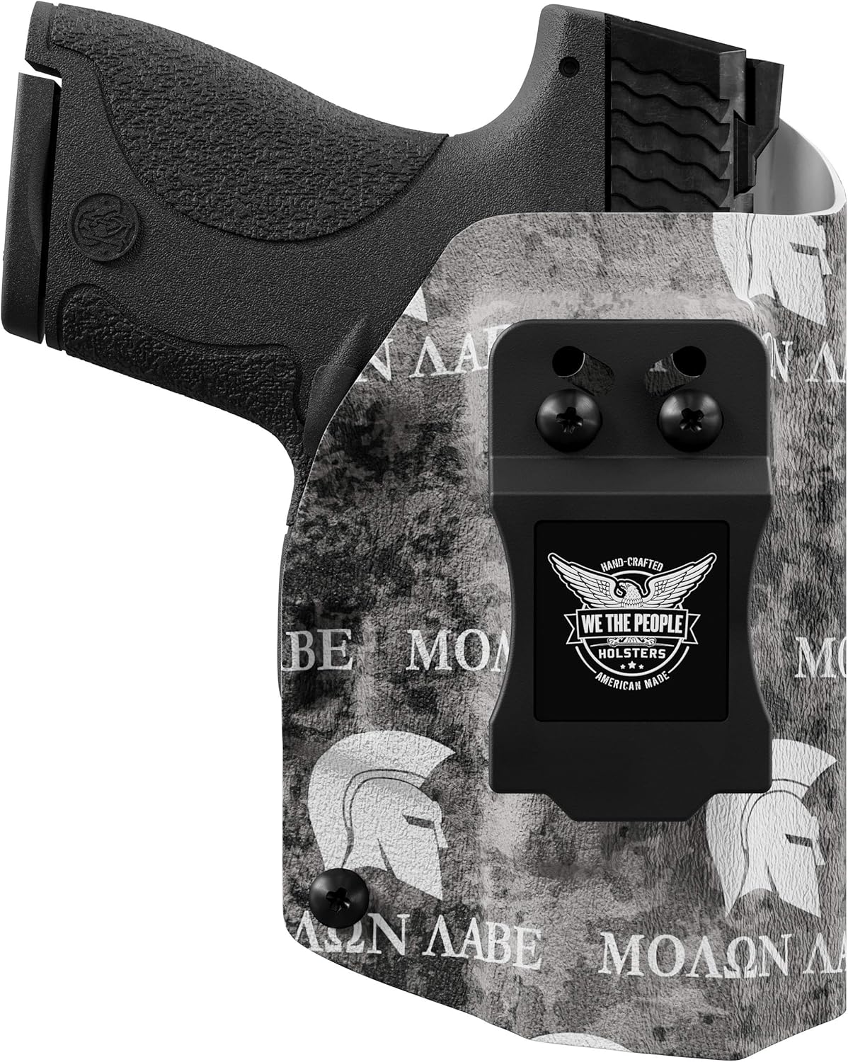 We The Folks Holsters – Molon Labe – Inside Waistband Hid Carry – IWB Kydex Holster – Adjustable Journey/Cant/Retention