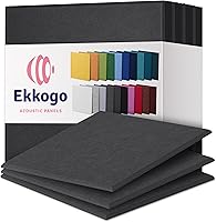 Vista 62 de Paneles insonorizantes de alta densidad para pared, forma hexagonal, paquete de 12 unidades de 14" x 12.1" x 0.4", color naranja de los años 70 70'S