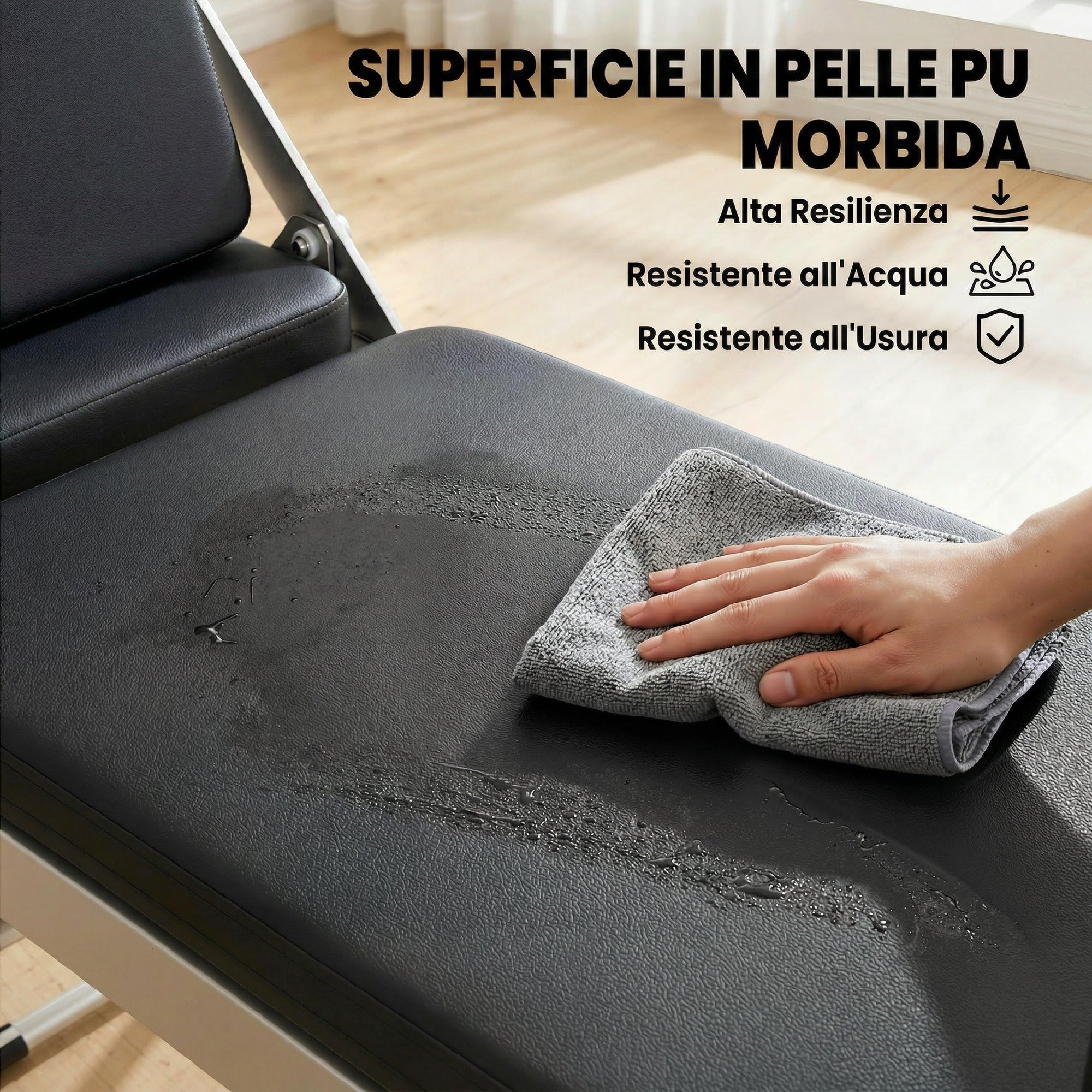 SPORTNOW Reformer Pilates per Casa Pieghevole con Resistenza Regolabile, Macchina Pilates Reformer con Barra Poggiapiedi e Sistema Pulegge Regolabile, Molle, Allenamento Palestra Casa Principianti