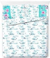 Vista 27 de Jay Franco - Juego de sábanas con funda ajustada, sábanas planas y funda para almohada - Ropa de cama ultrasuave con funda para almohada para Beige