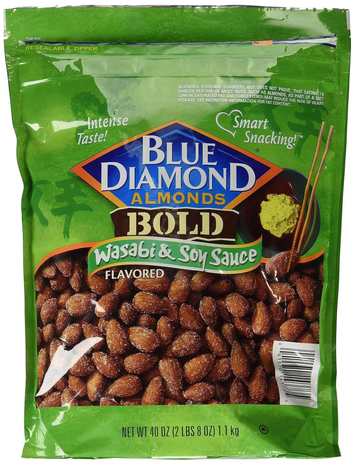 Blue Diamond Almonds, BOLD Wasabi & Soy Sauce Almonds