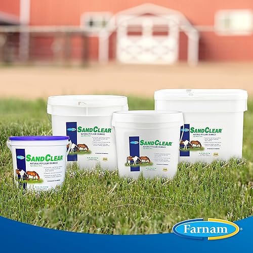 Miniatura 6 de Farnam SandClear Psyllium Crumbles Suplemento para caballos, ayuda a eliminar la arena del colon y apoya la salud digestiva, sabor a manzanamelaza,
