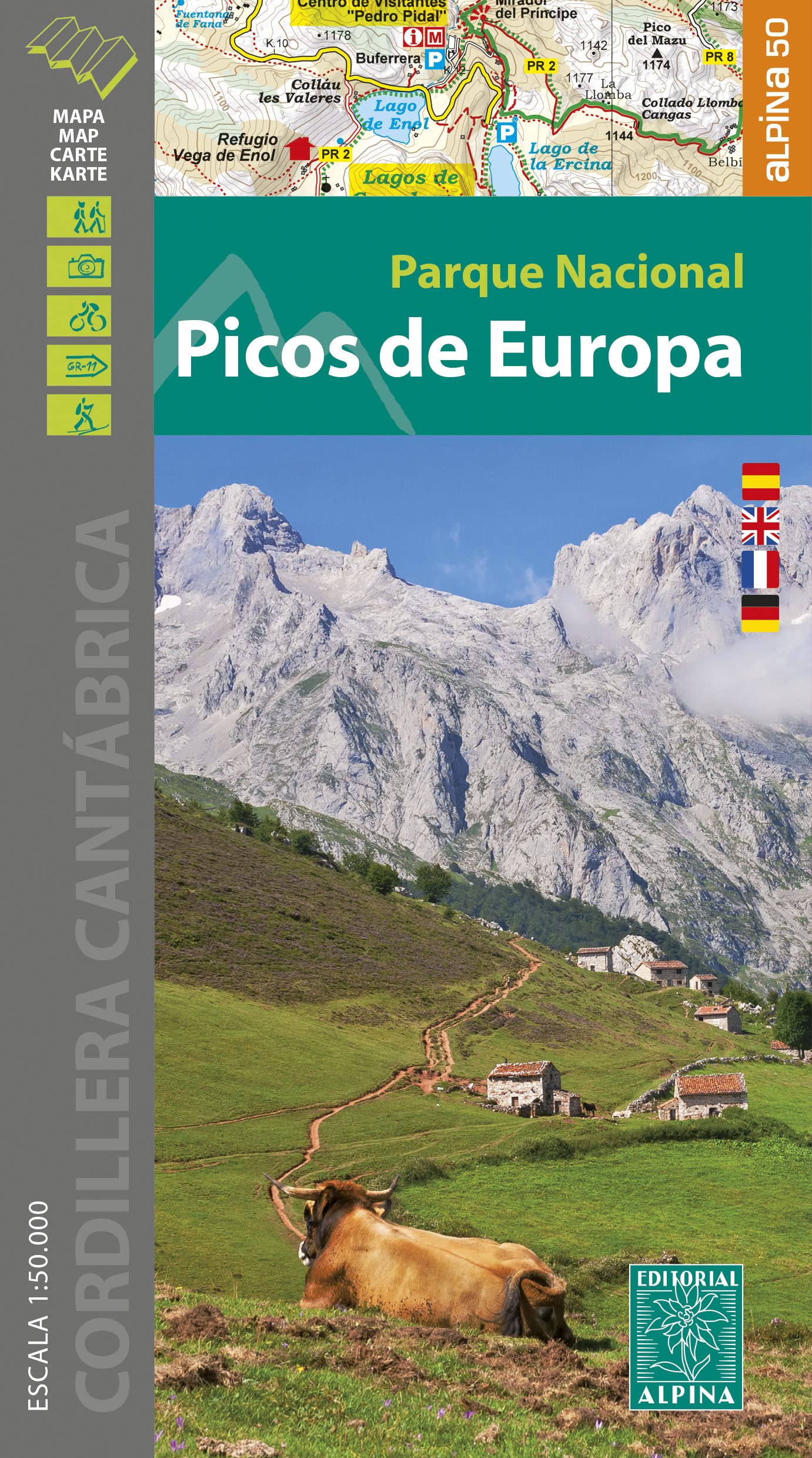 Parque Nacional Picos de Europa 1:50000