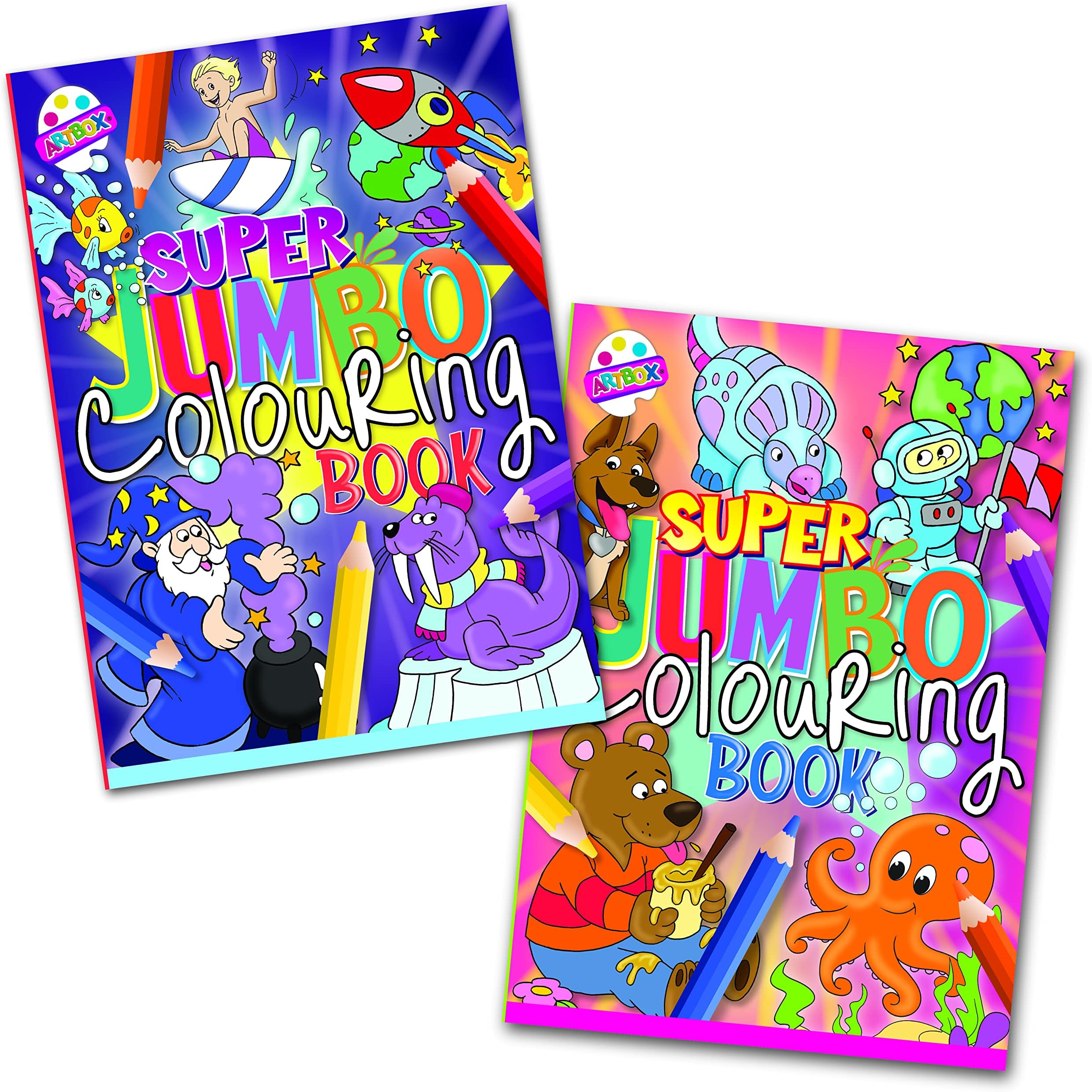THE ART BOXTallon Super Jumbo Colouring Book