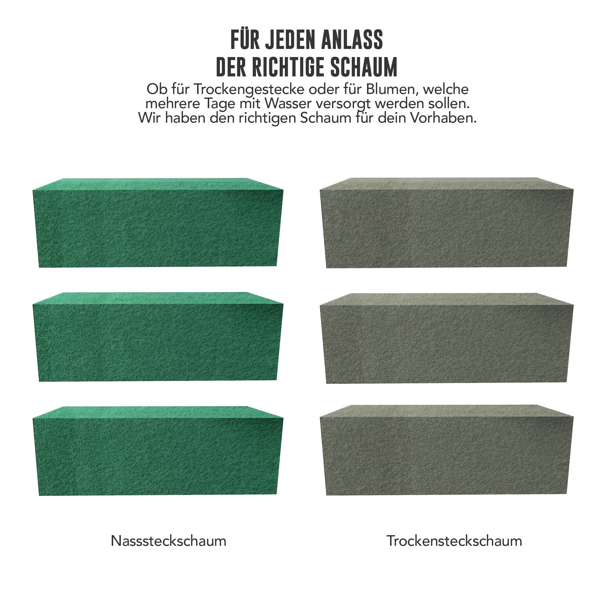 20 sztuk pianki ściegowej - zestaw mokrej pianki Wet Foam Set 23 x 11 x 7,5 cm plug-in, plug-in comund, cegły wtykowe do aranżacji kwiatowych - plug-in gąbka do rękodzieła na celebrations, samochód,