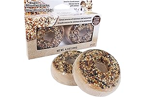 Bagel Mineral Blocks for Squirrels – Great Source of Calcium – Perfect...