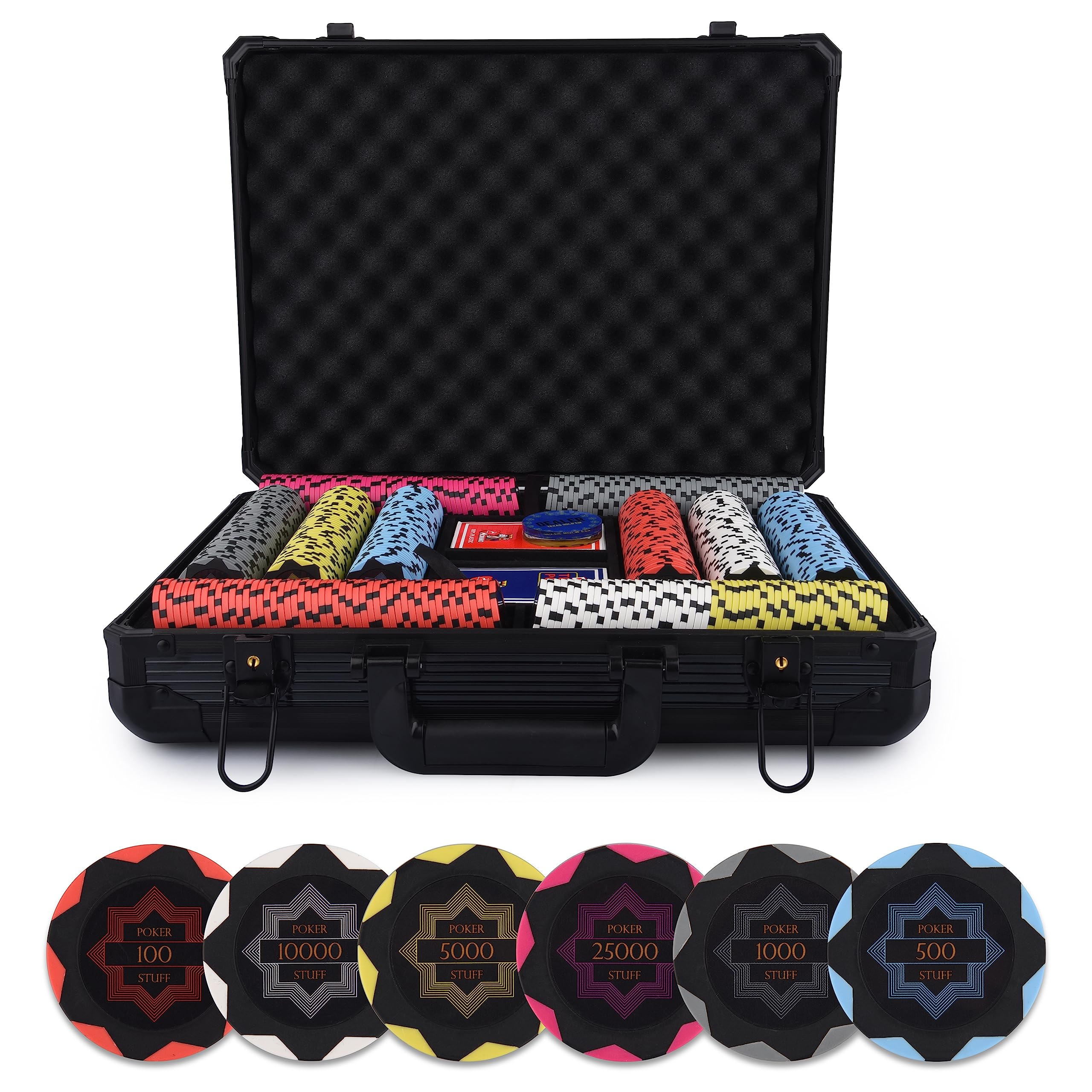 Poker Stuff India Star Design Chipset 500 Pcs Poker Chips