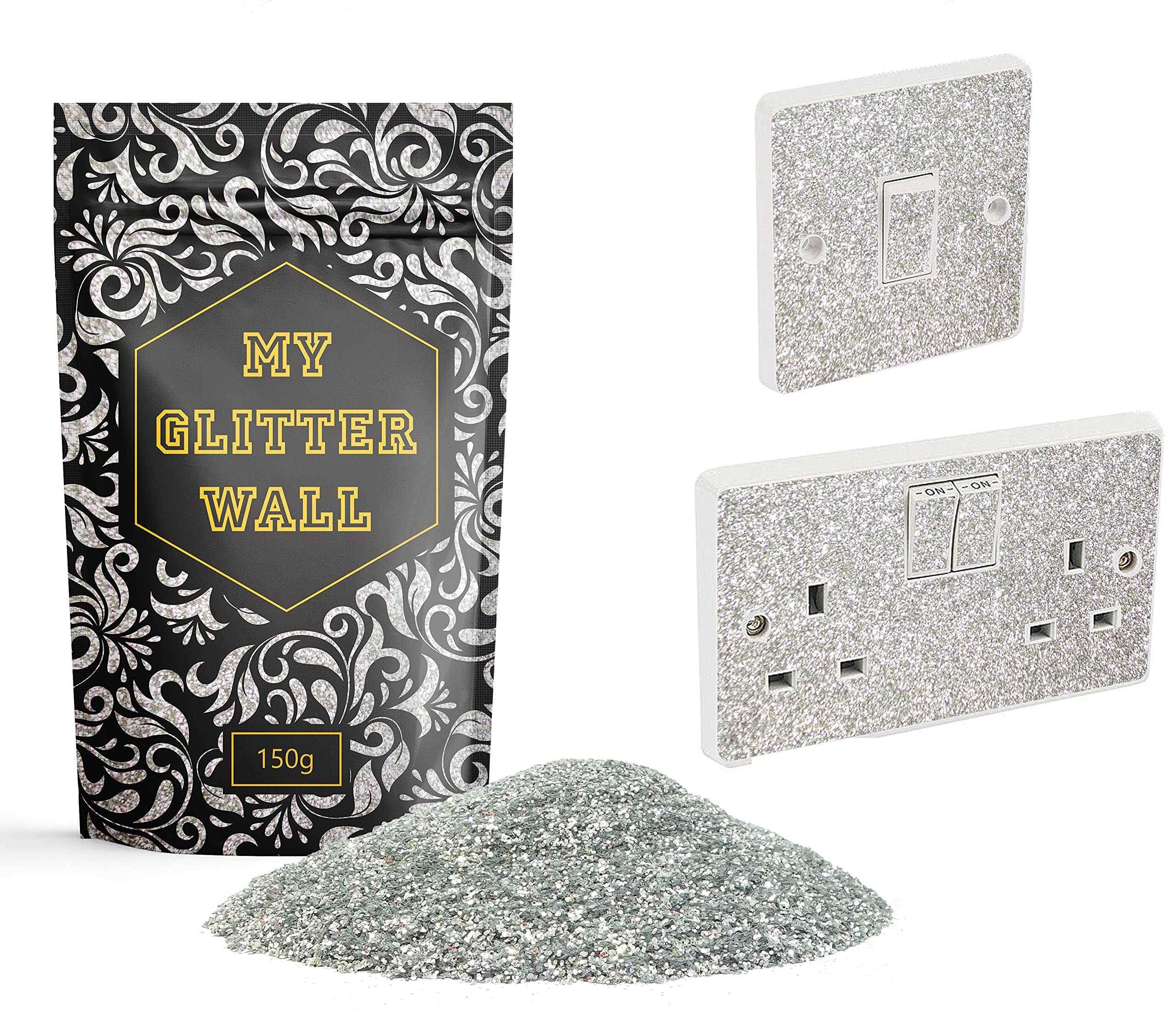 Glitter MEGA Hemway Olografico Oro - Polvere Ultra Fine Per Resina, Nail Art, Crafts