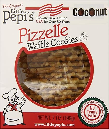 Little Pepi S pizzelles Coco 7onzas