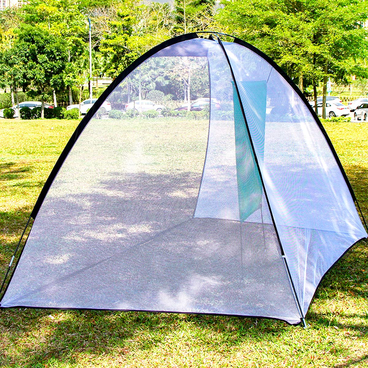 OYE Red de golf con objetivos de entrenamiento de swing y bolsa de transporte, 320 x 180 x 195 cm, red de golf con diana