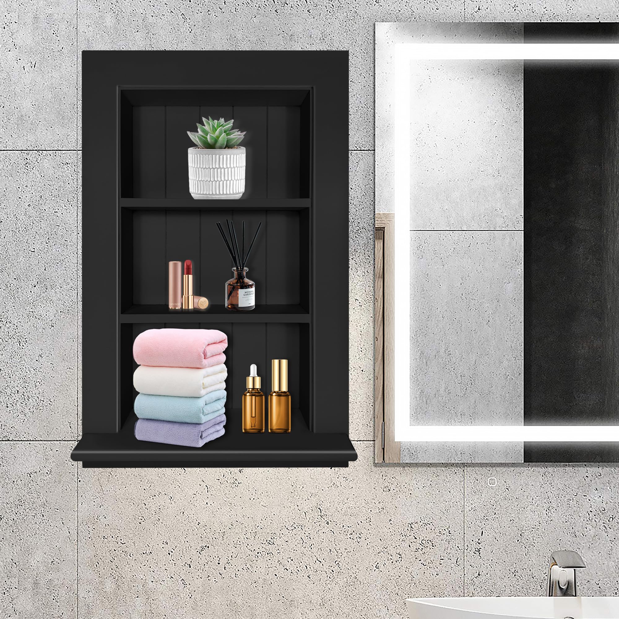 The 5 Best Recessed Medicine Cabinets in 2026 2 Royxen Recessed Medicine Cabinet 14 x 24 Inch, Medicine Cabinets, Large Medicine - product photo