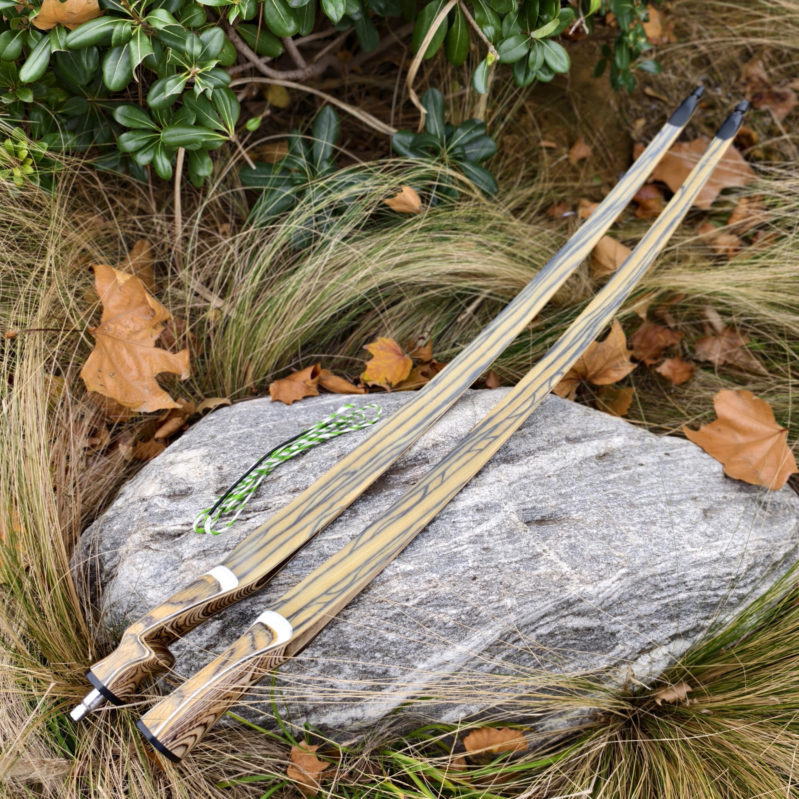 60/62/64 Zoll Takedown-Longbow, 20-50 Lbs, traditioneller Holz-Dreieckbogen, rechte Hand, für Jagd, Zielschießen und Training‌