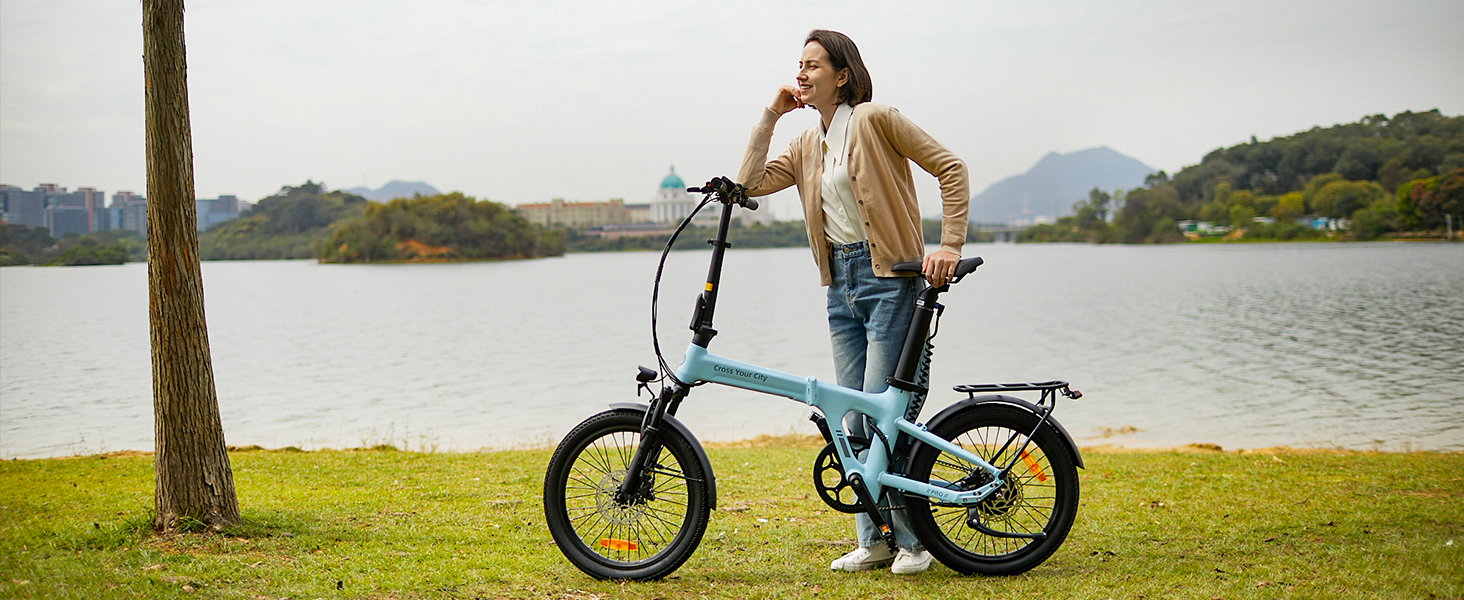 Vélo électrique ADO Air28 Pro - Courroie, Moteur Bafang 250W, 28'', Neuf