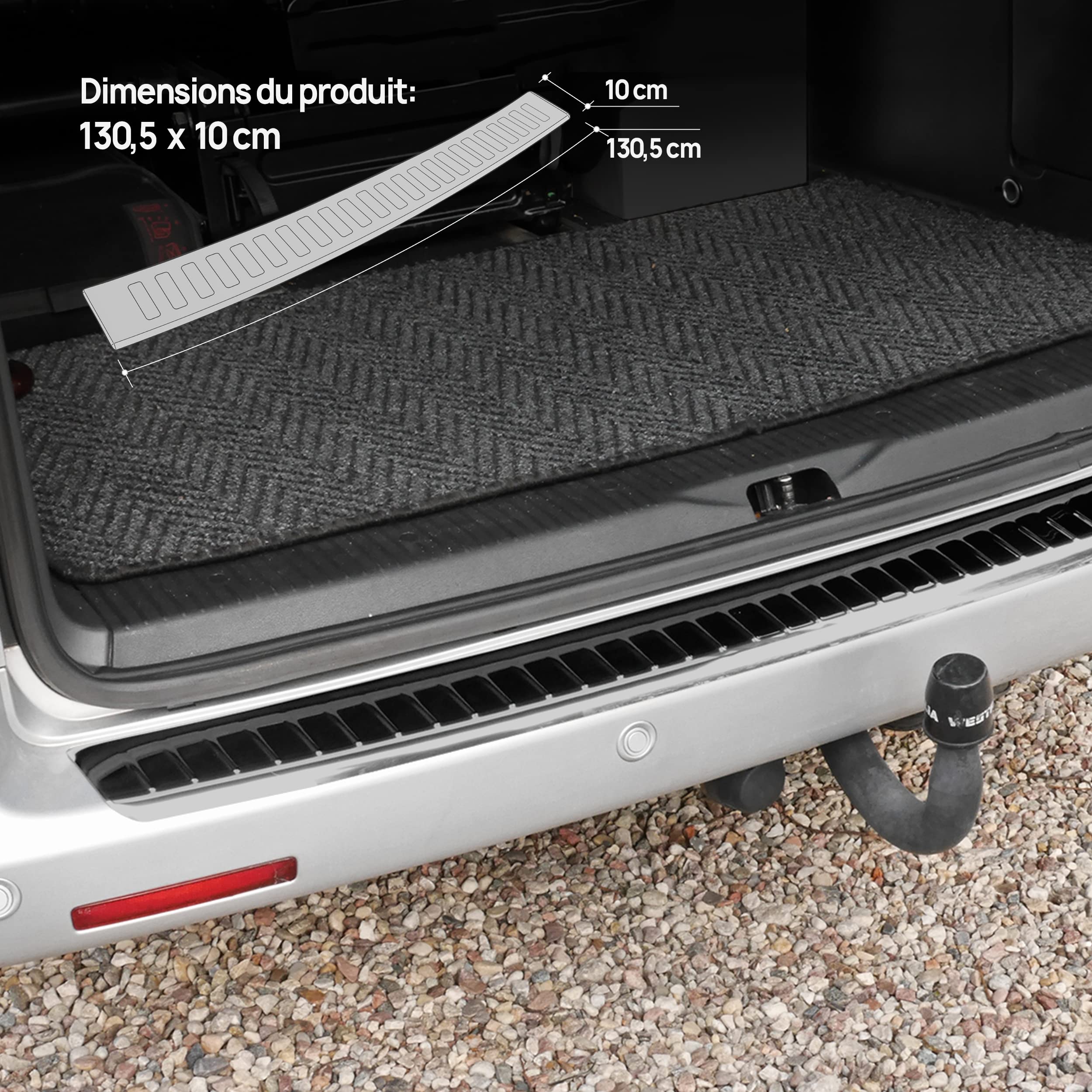 Paraurti Vw Protection Pare-chocs Arrière Chromemaster Pour VW T6 Paraurti Vw Protection Pare-chocs Arrière Chromemaster Pour VW T6