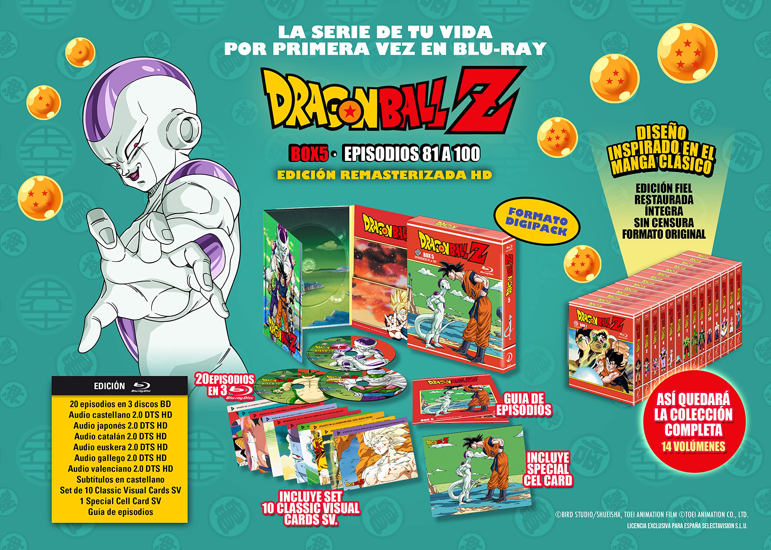 Dragon Ball Z Box 5 Komiks ep. 81-99 - Komiks