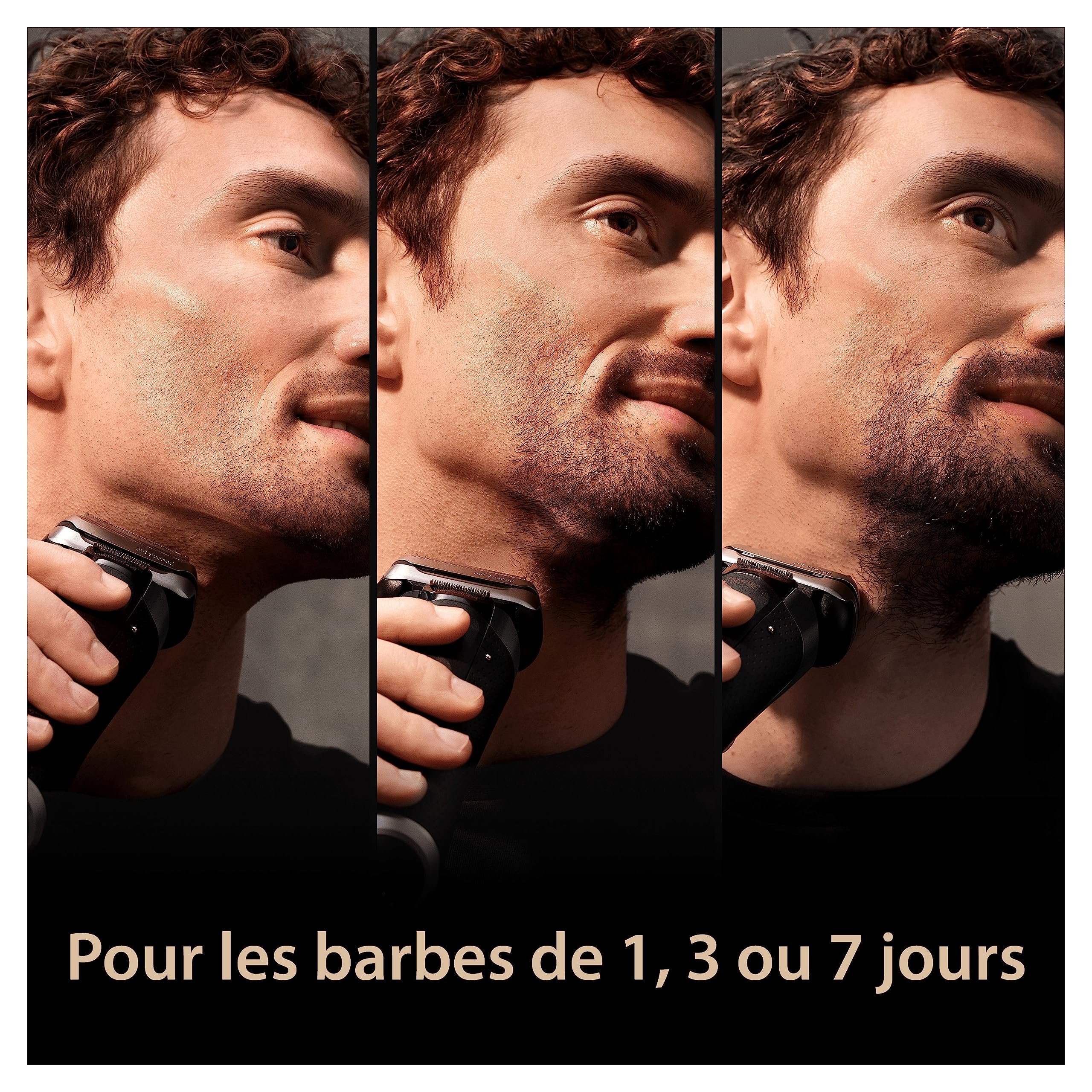 Braun Rasoir Electrique Pour Homme Series 9 PRO+ 9510s, Étanche, 5 Eléments De Rasage Pour Entretenir La Barbe, Tondeuse De Précision Pro Trimmer Intégrée, 60 Min D'autonomie, Noir