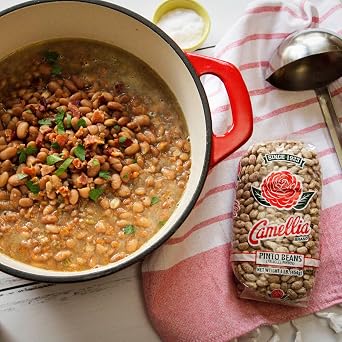 Camellia Brand Dried Pinto Beans Premium Heirloom Beans for Chile Con Carne, Soups, Stews, Chili & Mexican Dishes Non-GMO, Gluten-Free, High Protein, Vegan & Vegetarian Friendly, 1 Pound (Pack of 2)