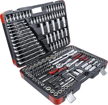 BGS Diy 15216 | Socket Set | 6.3 mm (1/4) / 10 mm (3/8) / 12.5 mm (1/2) Drive | 216 pcs.