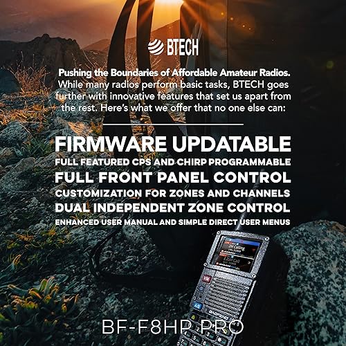 Miniatura 3 de BAOFENG BF-F8HP PRO 10 W Tri-Band Two-Way Radio – UV-5R 7th Gen, 1000 Channels, GPS & NOAA Weather, Aviation/VHF/UHF/1.25 m Scanner, IP54 Rugged,