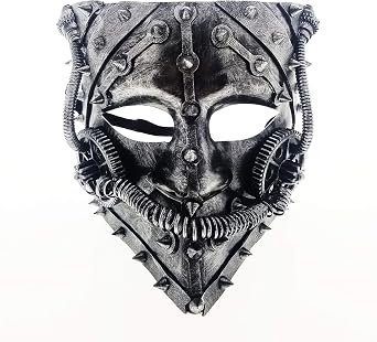 PS Steam Punk Mechanical Venetian Mask, Masquerade Costume Accessory, Festival Party Face Cover, Cosplay Performance Mask