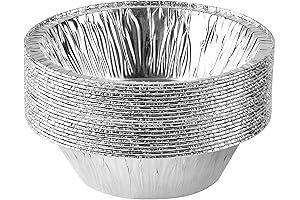 Disposable Aluminum Round Pans for Easy Meal Prep