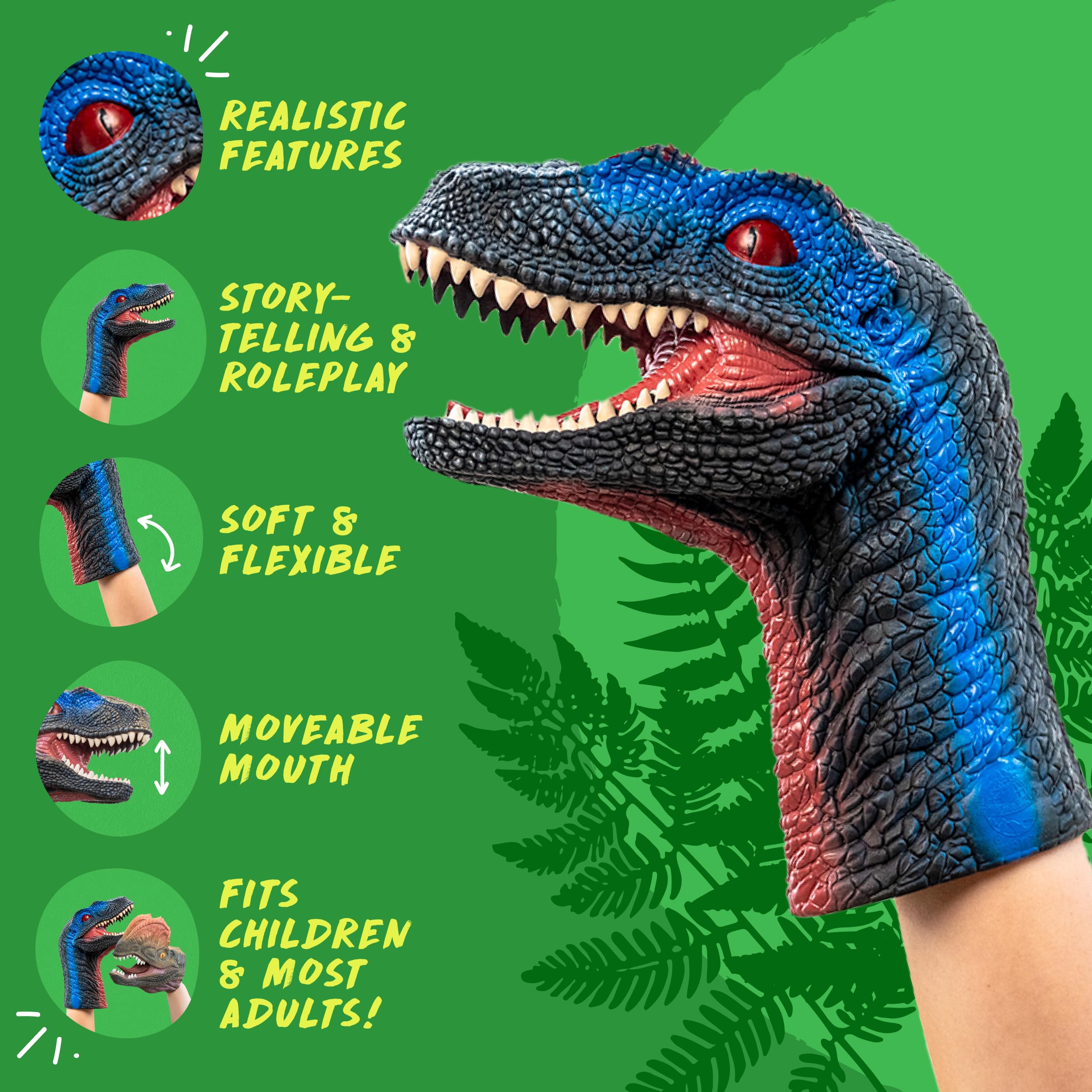 Wild Thingz Marioneta de Mano - Velociraptor