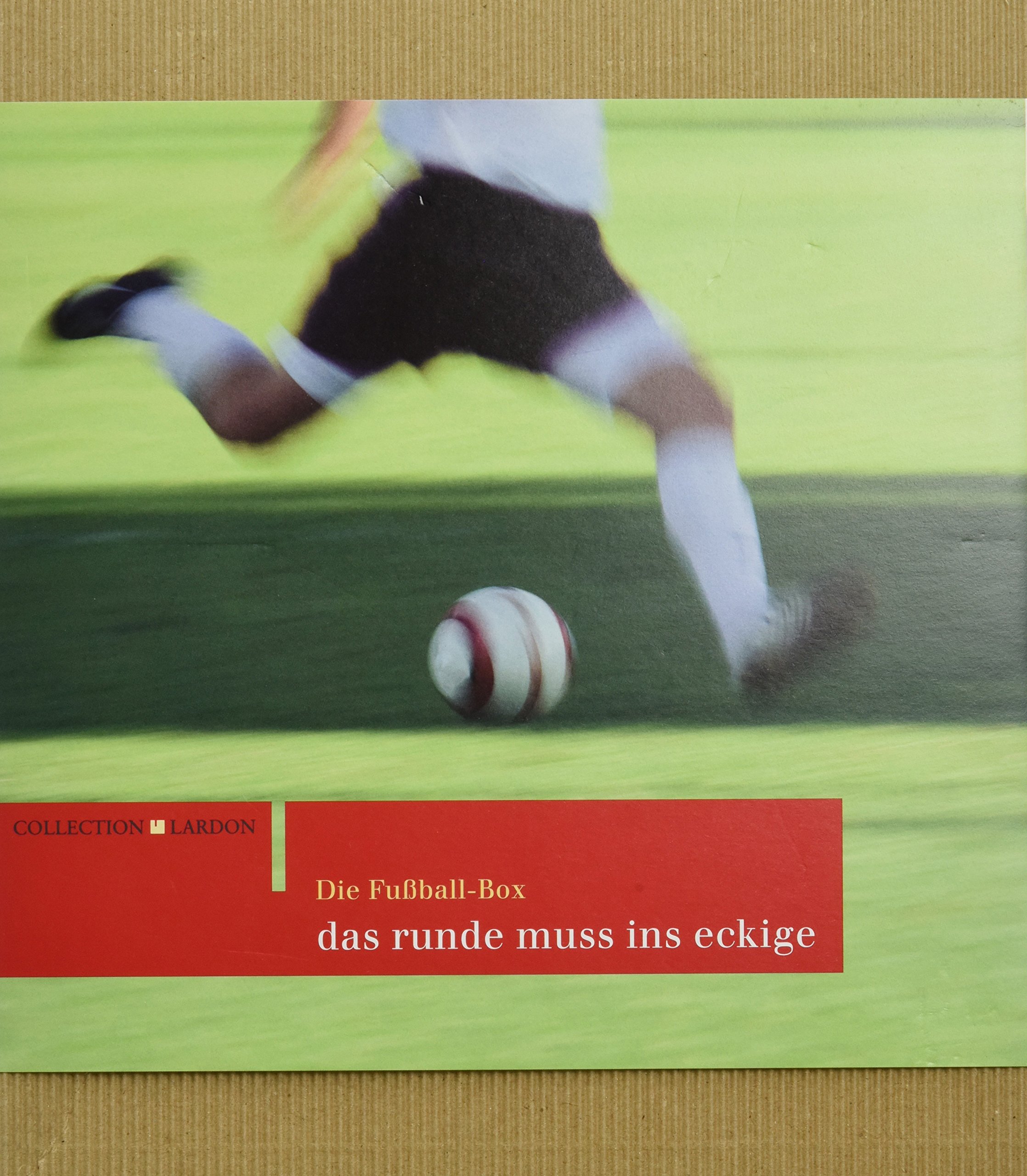 Geschenkbox Fußball: Das Runde muss ins Eckige