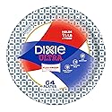 Dixie Ultra Paper Plates, Snack/Lunch Size (8 1/2 inches), Pack of 64 Count; Designs May vary