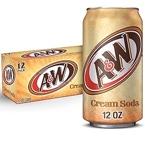 A&W Cream Soda, 12 fl oz cans, 12 pack