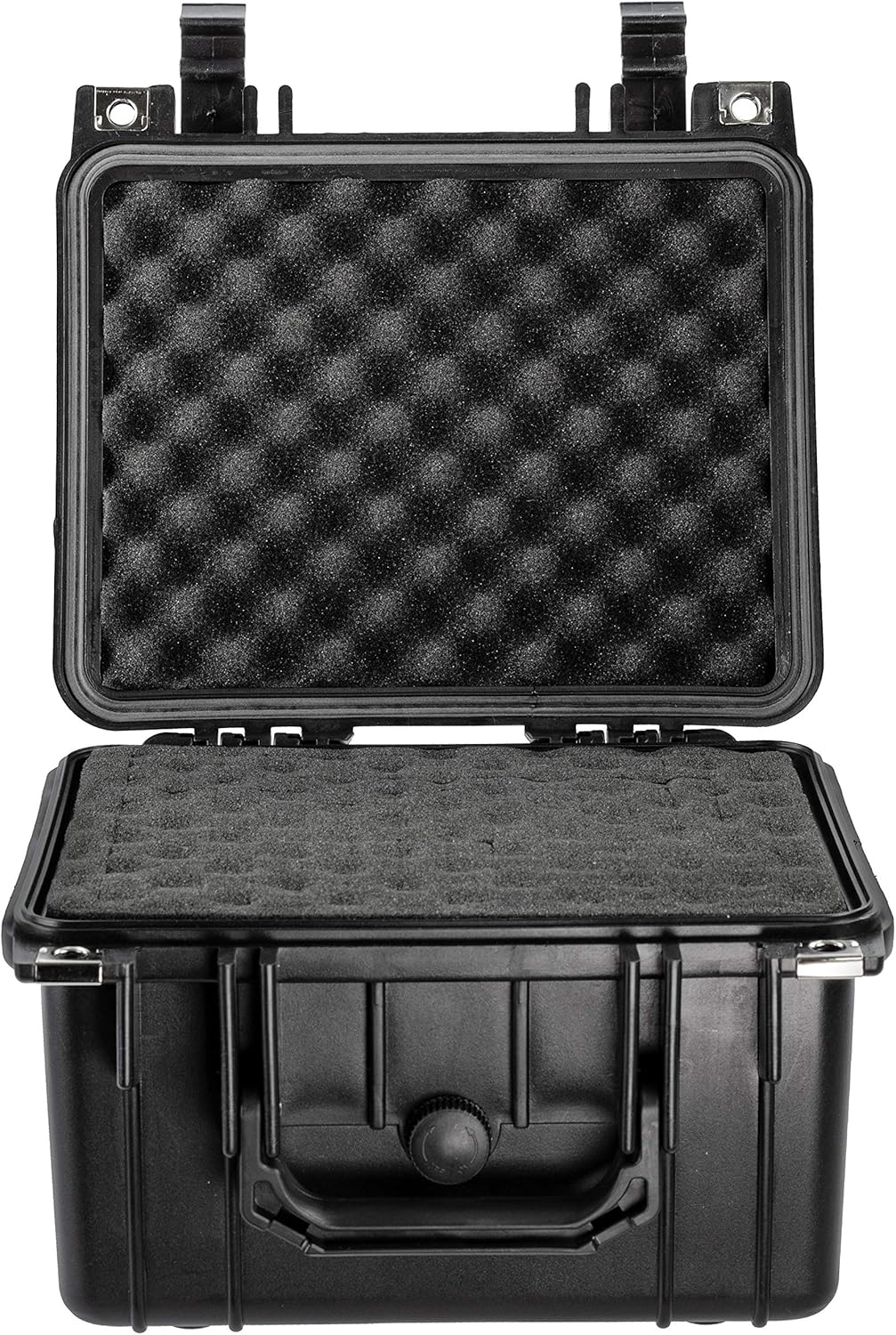 Eylar Small 10.62" Deep Gear, Equipment, Hard Camera Case Waterproof with Foam (Black) TSA Standards