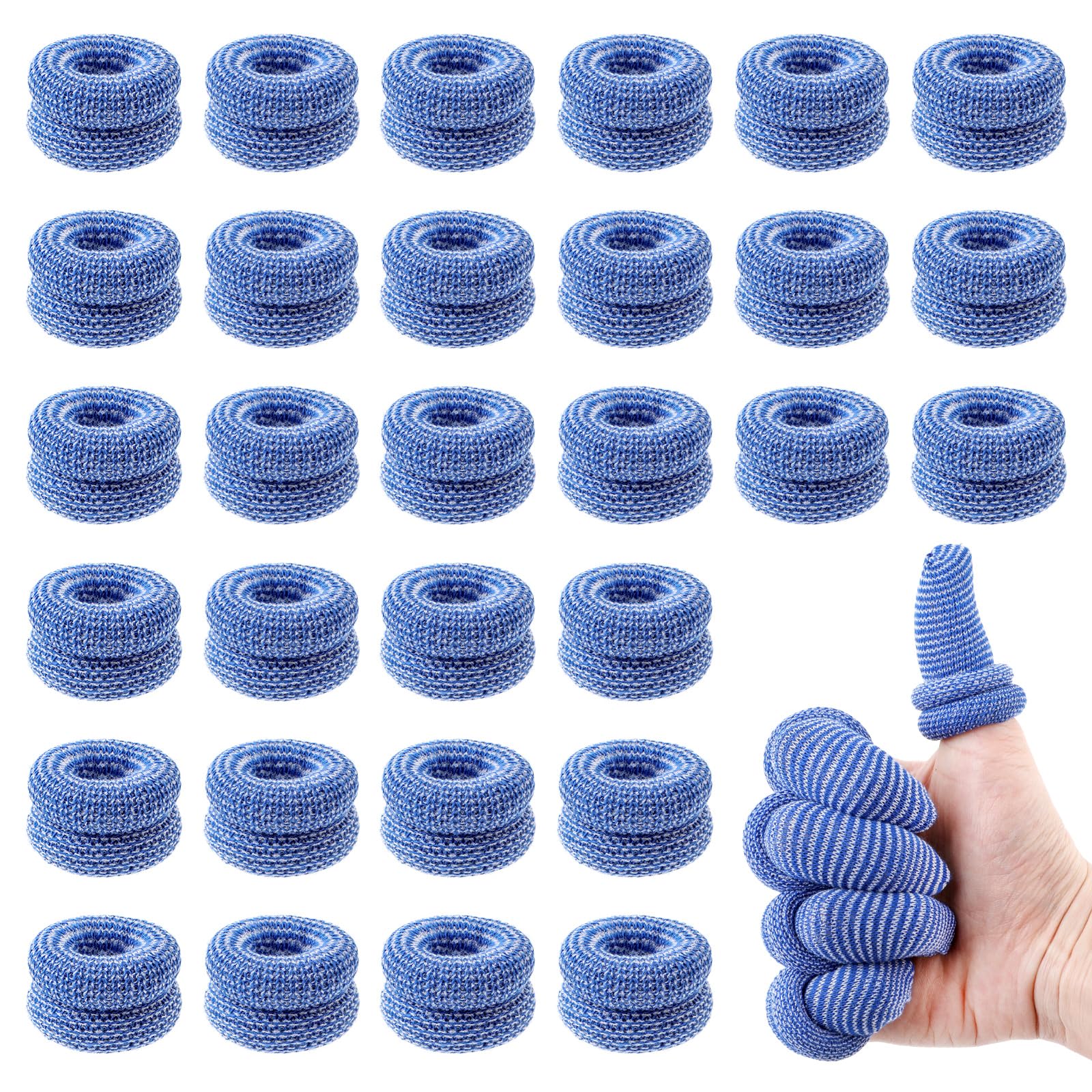 amazon-com-tyqour-30pcs-cotton-finger-cots-breathable-elastic-reusable-finger-covers-non-slip-finger-gloves-durable-finger-bandage-finger-thumb-protector-finger-roll-for-work-kitchen-garden-sculpture-blue-health-household