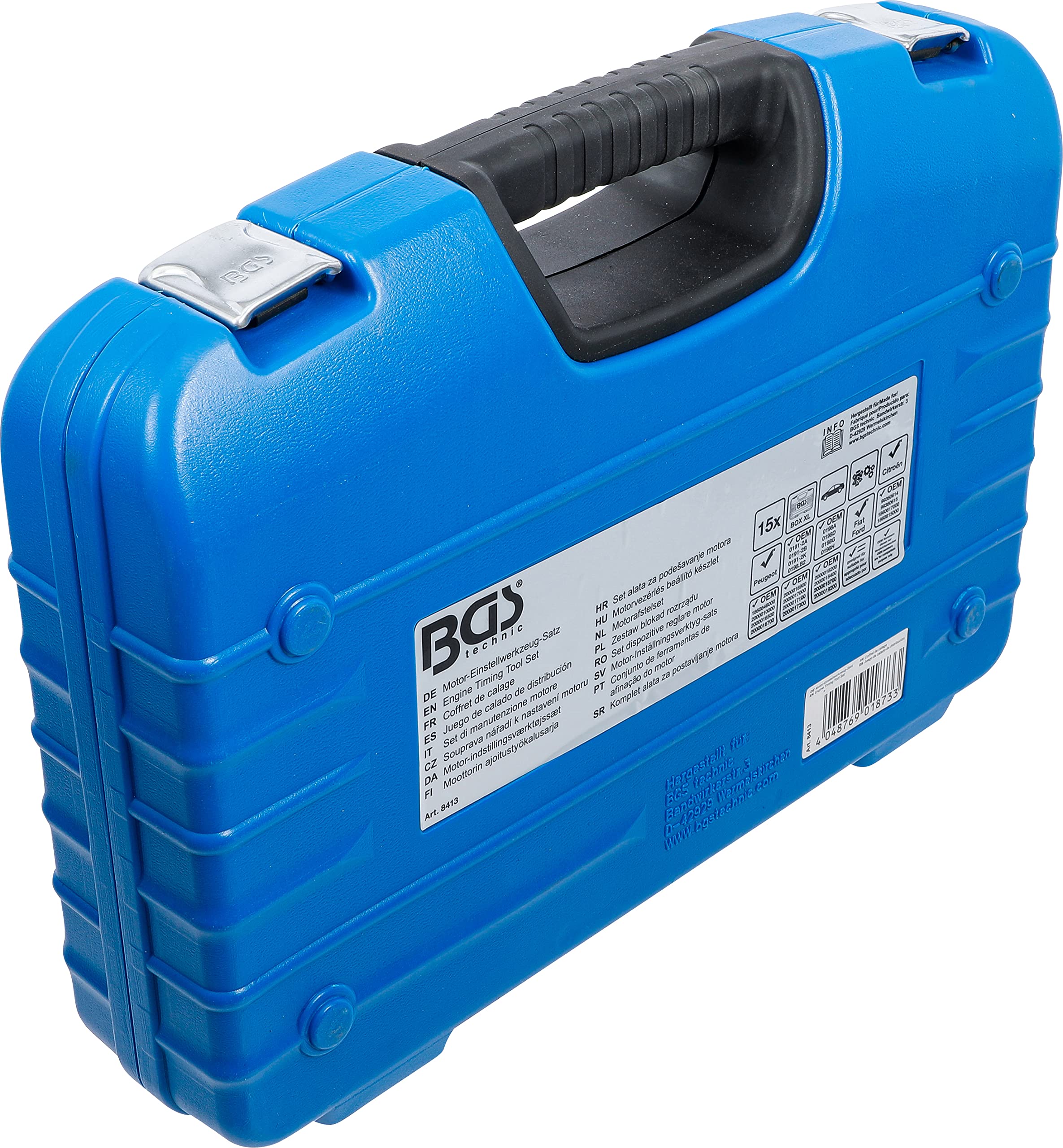 BGS 8413 | Juego de calado de distribución | para Fiat, PSA | Para motores Fiat 2.2 JTD, 2.3 JTD, 3.0 JTD | para motores PSA Puma 22DT, F30DT
