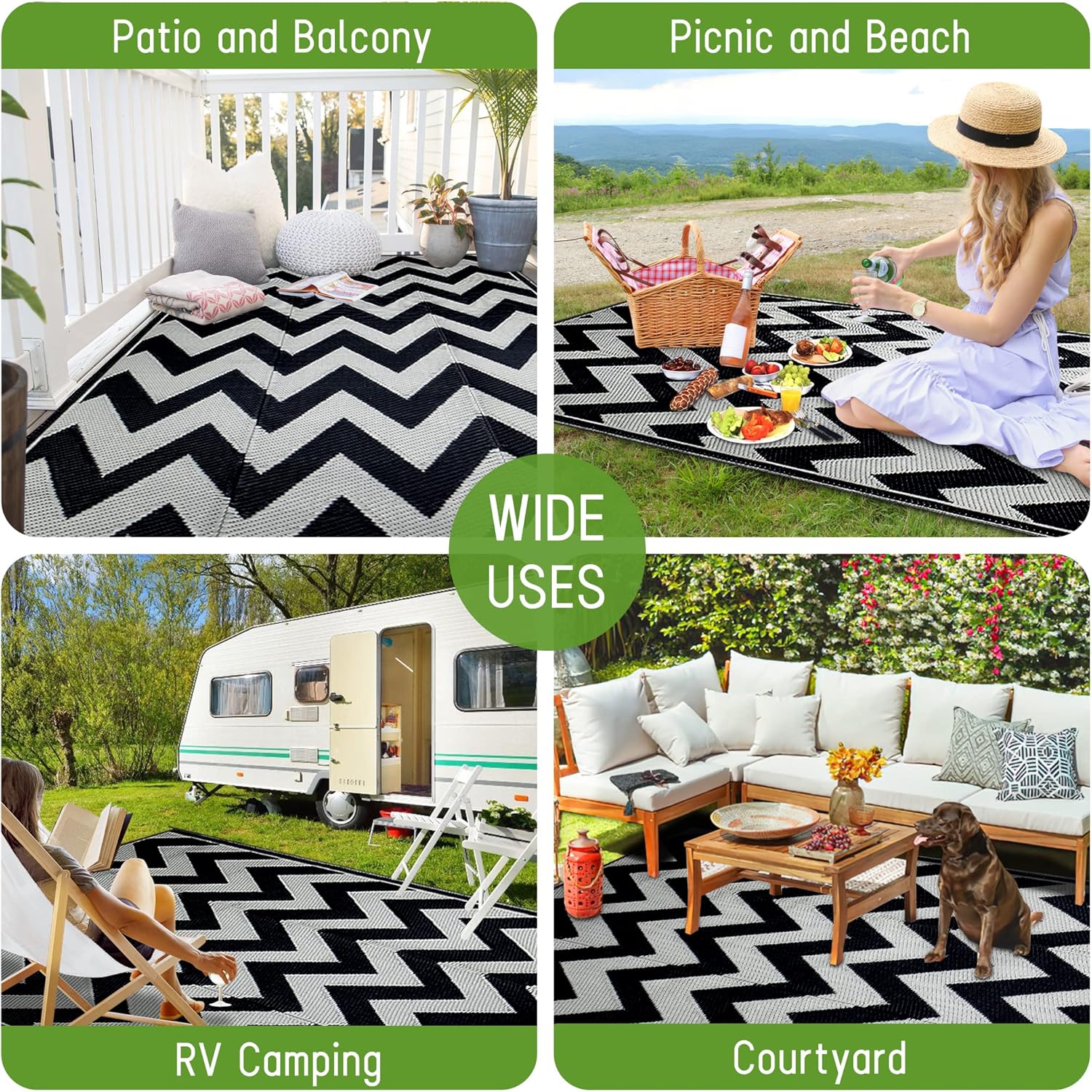  Reversible Outdoor Rugs