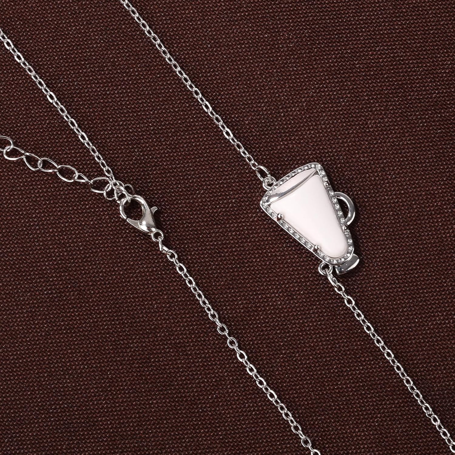 Cheer Necklace, Cheerleader Gifts Silver Cheerleading Necklace for Women Cheer Team Gifts Pendant Charm Jewelry Accessories Stuff for Women Mom Presents - Image 4