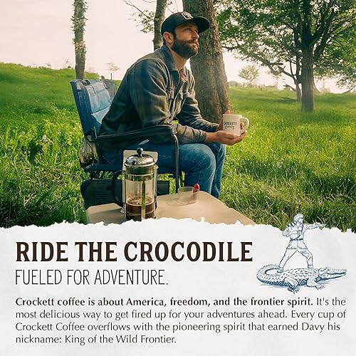 Miniatura 6 de Crockett - Café molido de tostado medio, café molido de tostado medio con cuerpo suave, sabor equilibrado y acabado limpio, perfecto para bebidas de