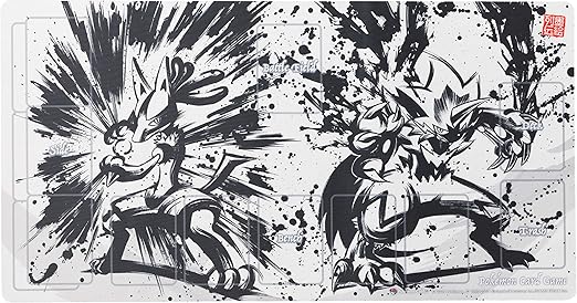 ポケモンセンターオリジナル ポケモンカードゲーム ラバープレイマット 墨絵列伝 ルカリオ ゼラオラ トレカ 通販 Amazon