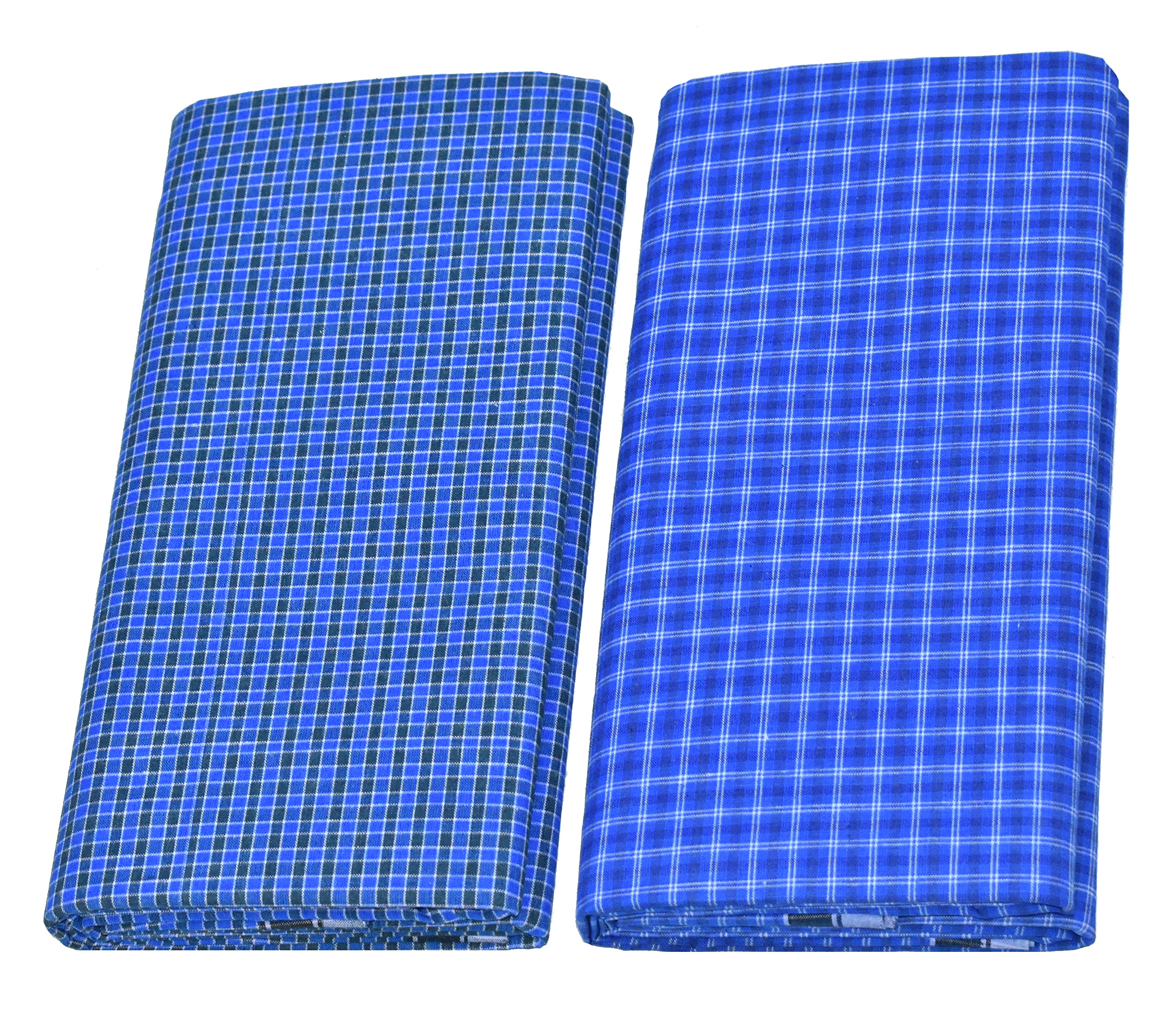 tuni mani Men's Cotton Lungi/Stitched/Multi-coloured Ajanta Mini Checked (Pack of 2)-picture-38