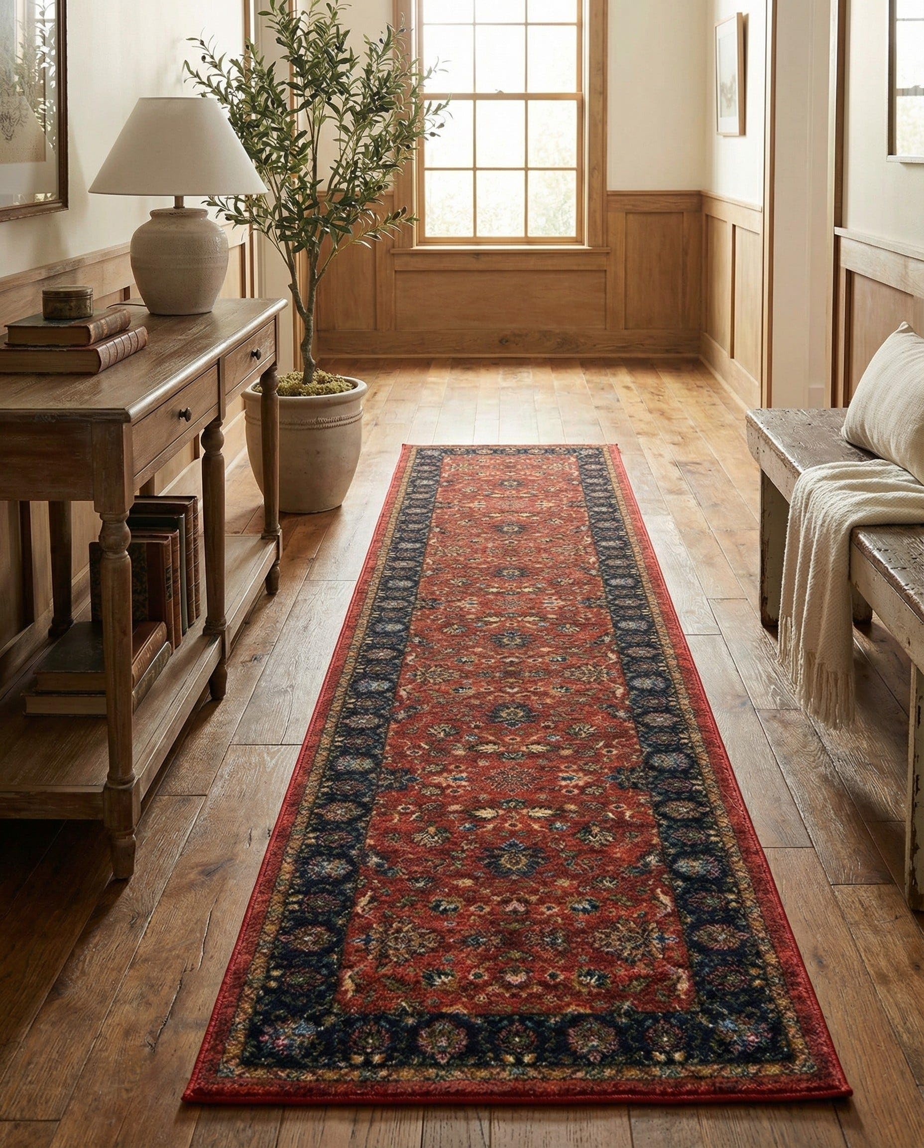 Amazon.com: Rugs.com - Medina Rug – 10 Ft Runner Classic Red