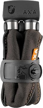 AXA Unisexs Foldable 800 Bike Folding Lock, Grey, 1000 x 8 mm