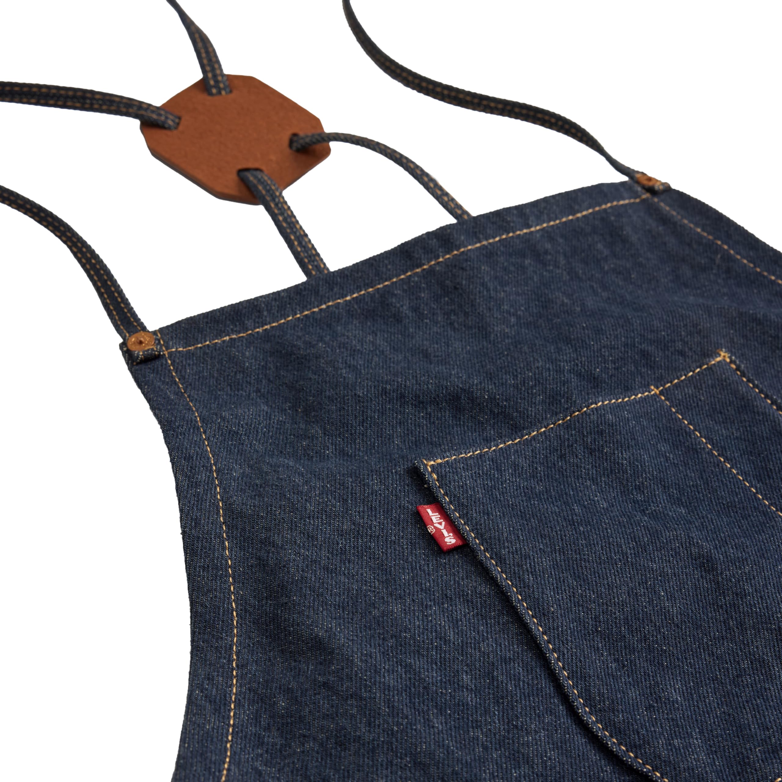 Levi's RED TAB Mainline Adjustable Denim Apron, Z9999 CNY Black Gold, One Size, Z9999 CNY BLACK GOLD, jeden rozmiar