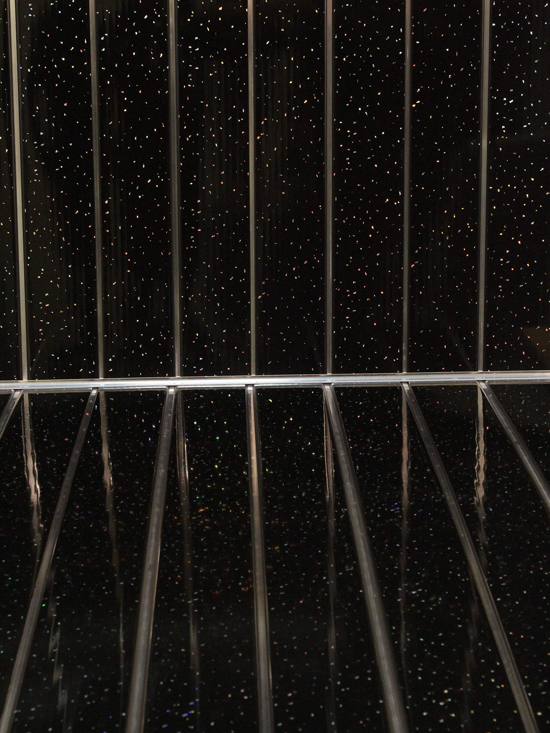 Buy The Cladding Store Black Sparkle Chrome 8mm Bathroom PVC Cladding